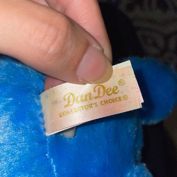 Plush Blue Bunny Stuffed Animal - Picture 4 of 4